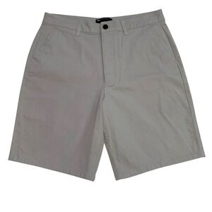 ASOS Design Shorts Mens 32‎ Khaki Chino Stretch Casual Classic Tan Summer